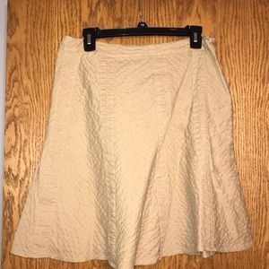 High Waisted Tan Skirt